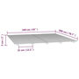 Voir la diapositive 6 : VIDAXL Cadre de lit sans matelas noir 160x200 cm bois massif de pin