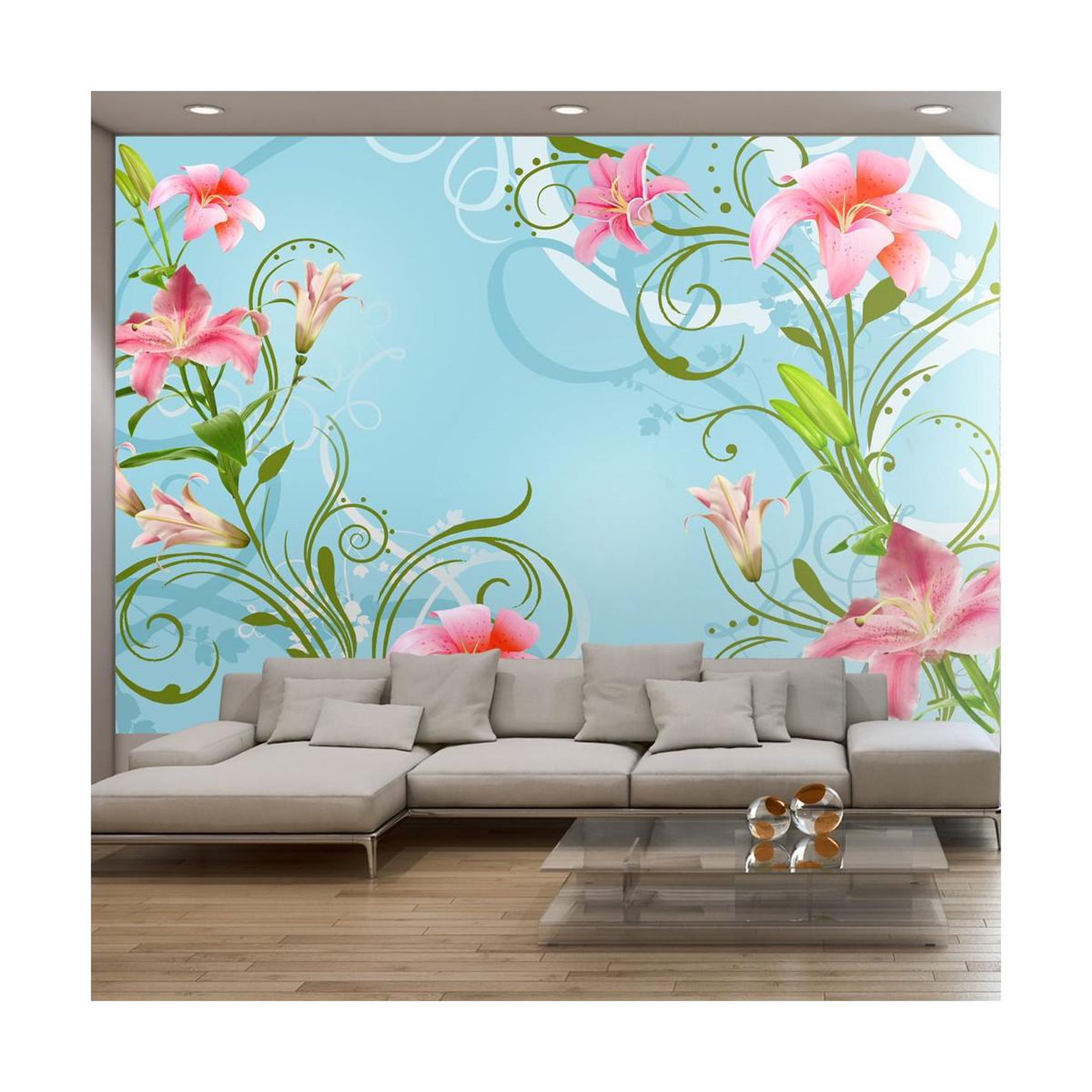 Paris Prix Papier peint  subtle beauty of the lilies ii. Coloris disponibles : Multicolore