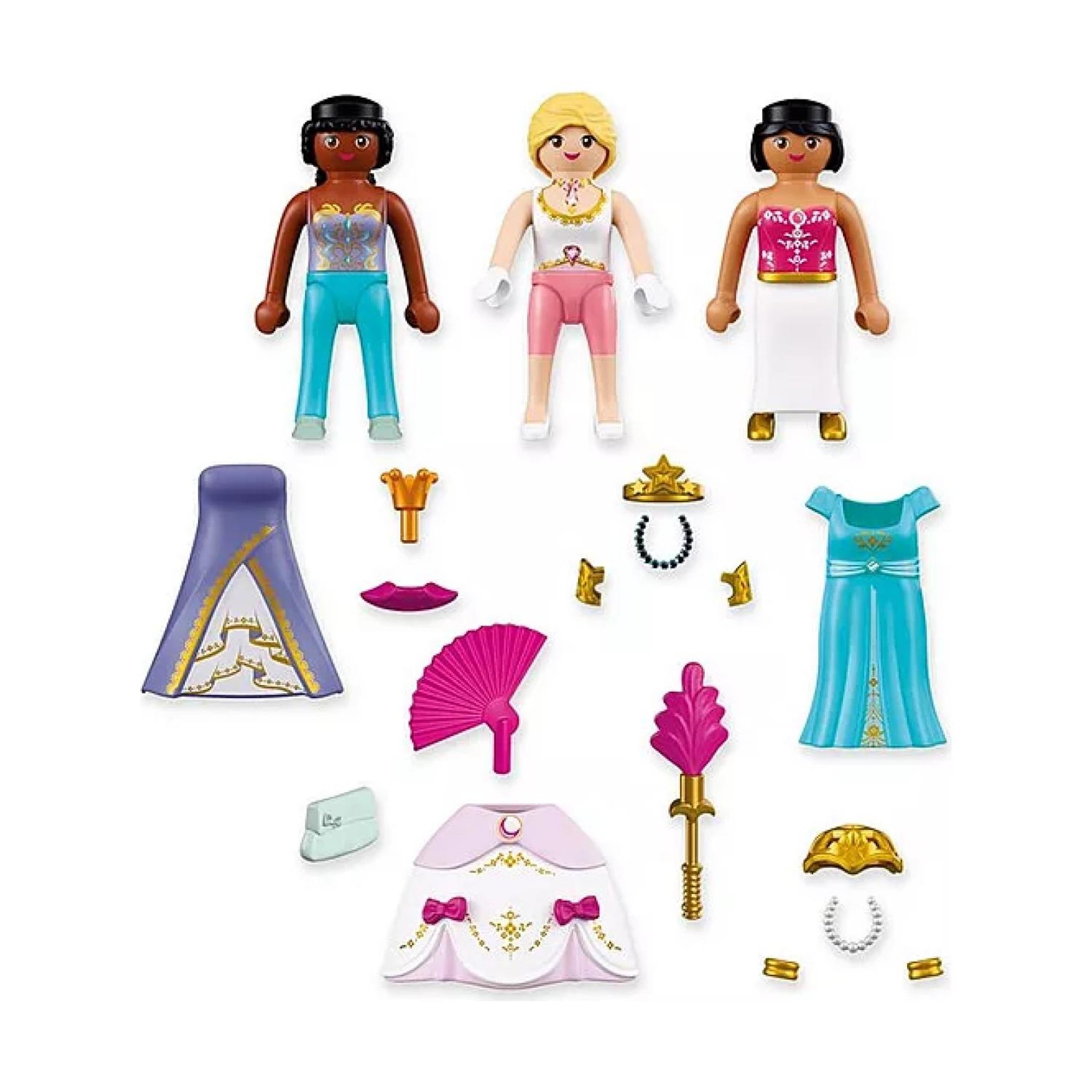 Voir la diapositive 3 : PLAYMOBIL Playmobil 72055 Trio de princesses