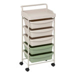 FIVE Tour de Rangement 5 Tiroirs  Deskolor  82cm Beige