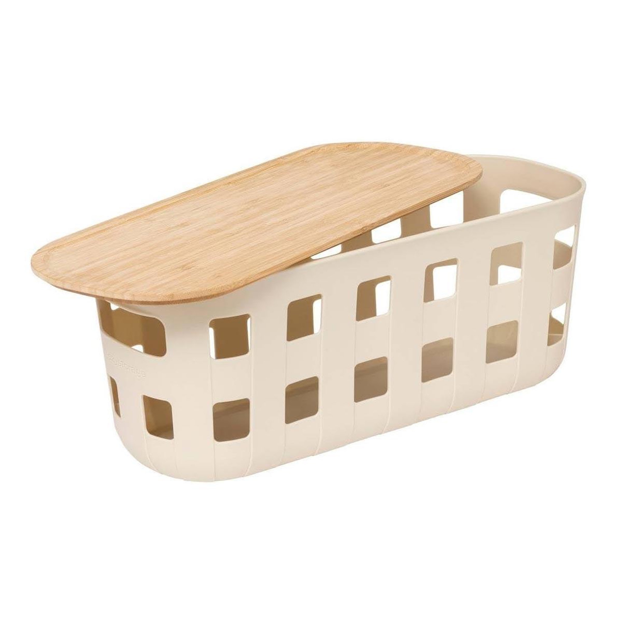 Voir la diapositive 2 : FIVE Panier de rangement étroit  harmony  5,65l beige