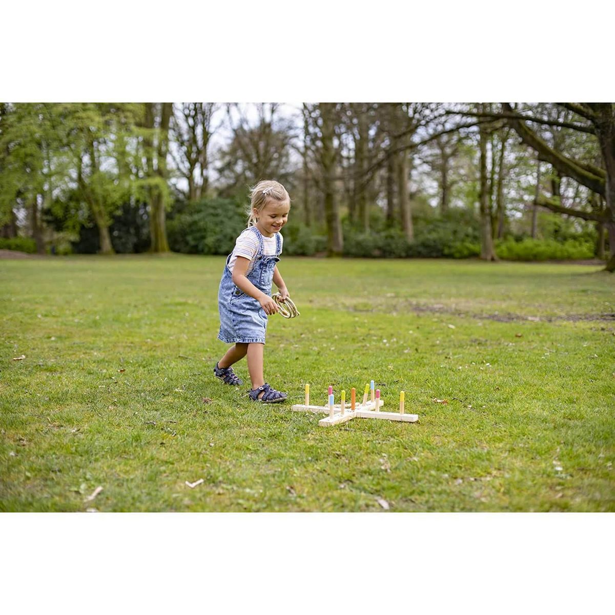 Eichhorn Jeu de Croix en Bois Outdoor