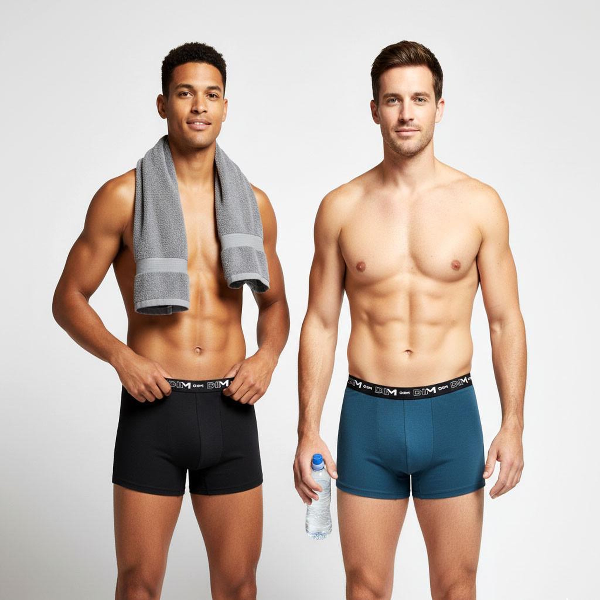 Voir la diapositive 6 : DIM Lot de 3 boxers DIM en coton stretch