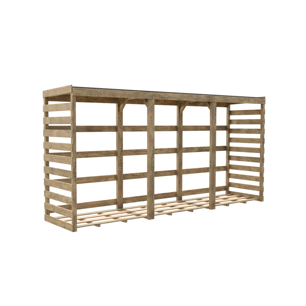 Forest Style Bûcher - Bois traité autoclave - 5,08m3 - COLOMBUS XXL