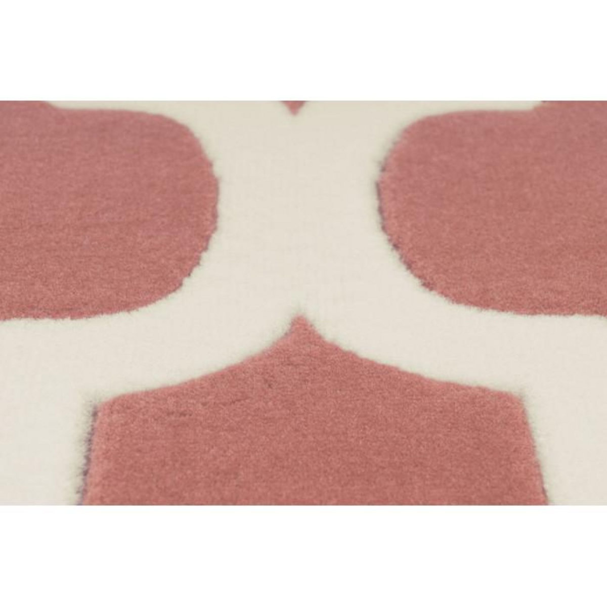 Paris Prix Tapis Vintage à Poils Courts  Manolya  Rose