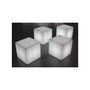 Voir la diapositive 3 : Lumisky Cube lumineux tabouret filaire pour extérieur LED - LUMISKY - Carry W40 - Blanc - 10W - Hauteur 40cm