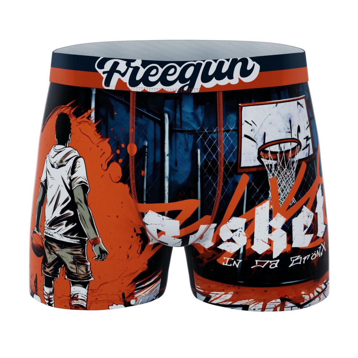 FREEGUN Lot de 3 boxers homme Sport Usa