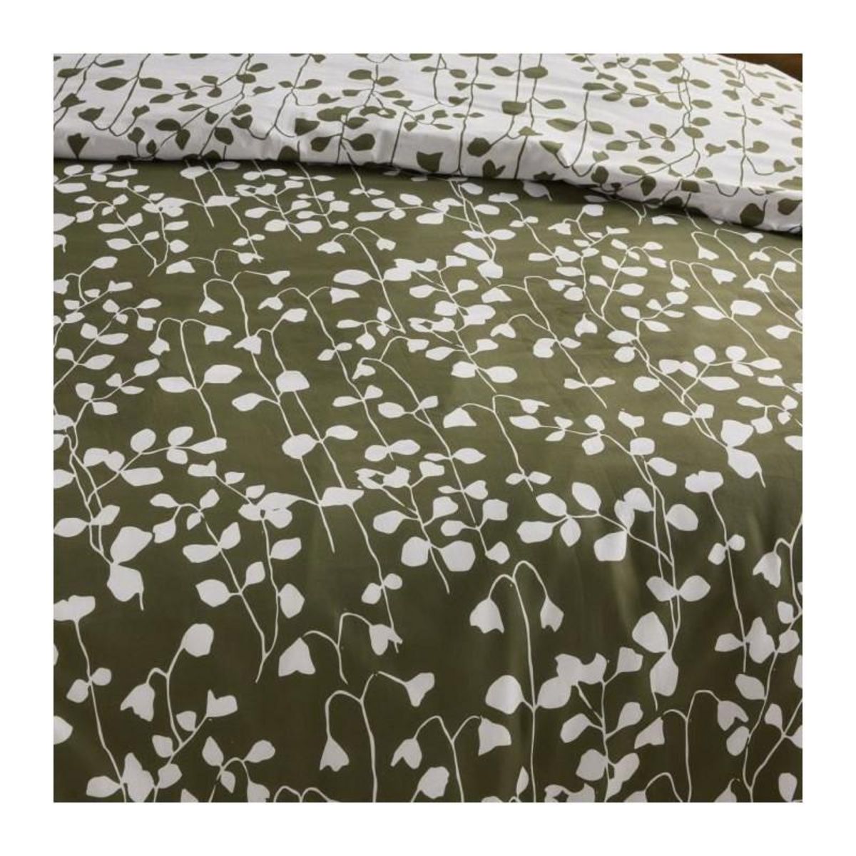 Today Parure de lit - TODAY Crazy - Imprimé Floral - 2 personnes - 220 x 240 cm - Vert