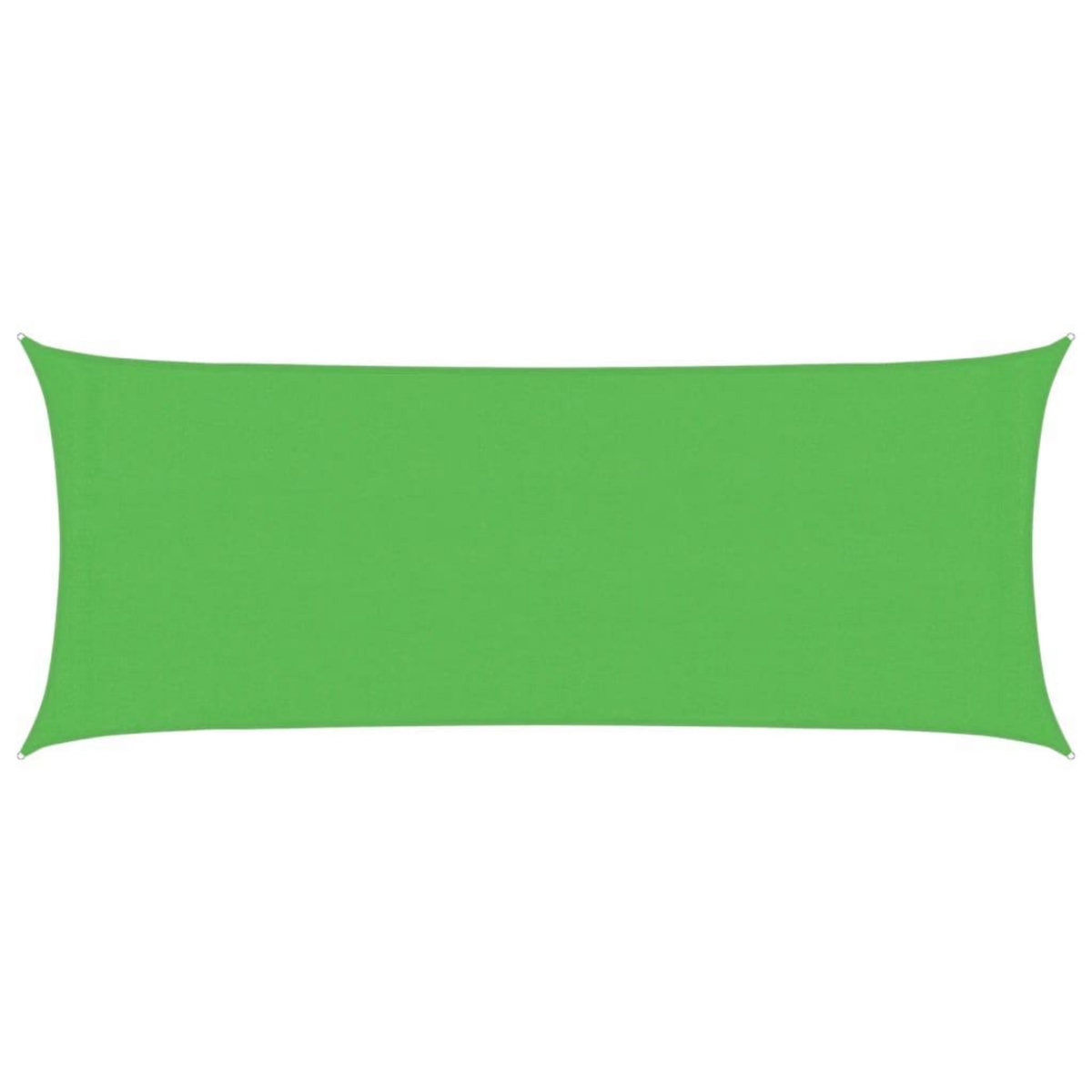 VIDAXL Voile d'ombrage 160 g/m^2 Vert clair 2x5 m PEHD