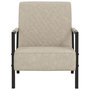 Voir la diapositive 2 : VIDAXL Fauteuil Gris clair Similicuir