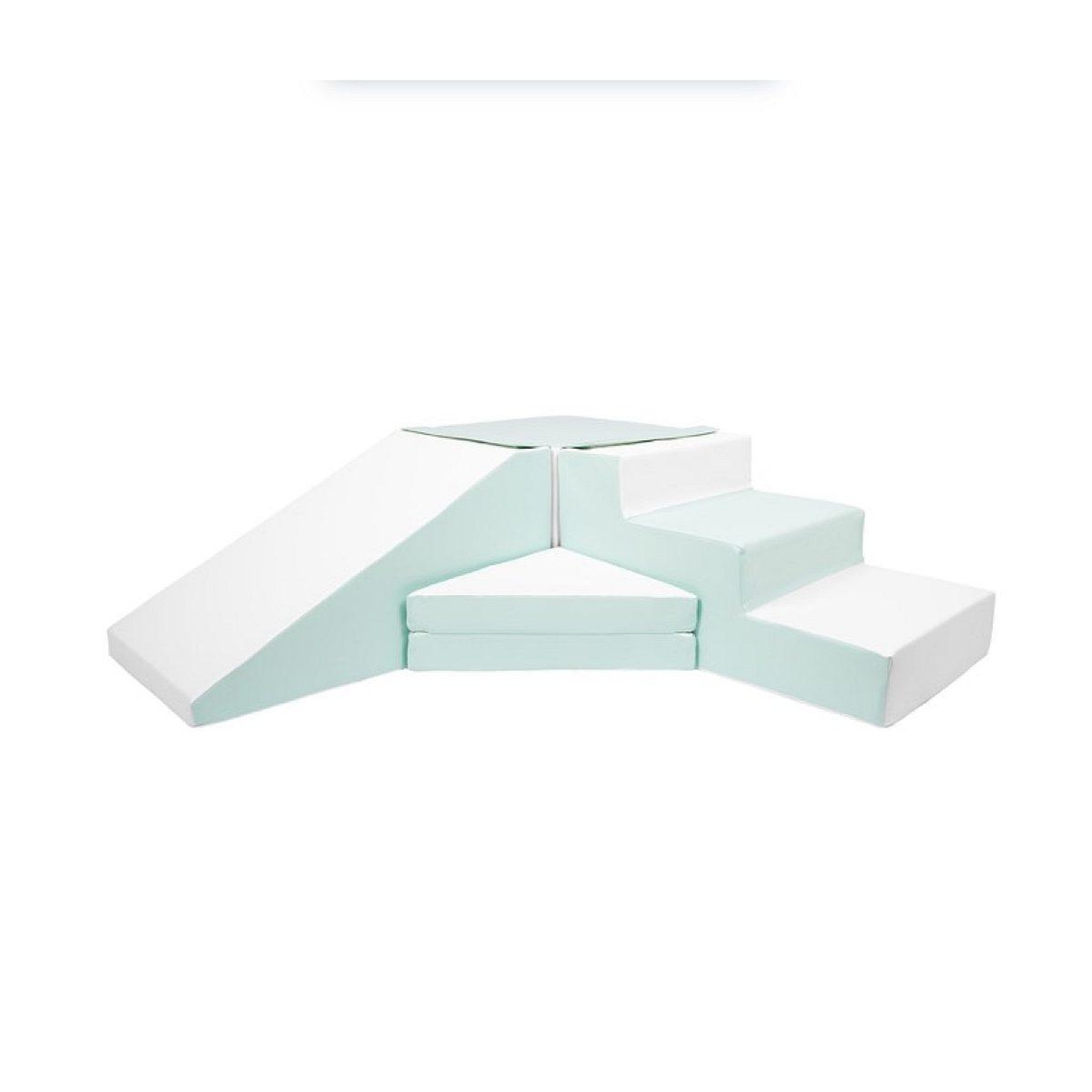 VELINDA Set de 4 blocs blanc menthe