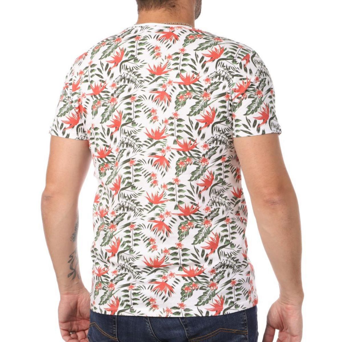 Lee Cooper T shirt /Rouge Homme Lee Cooper Oano