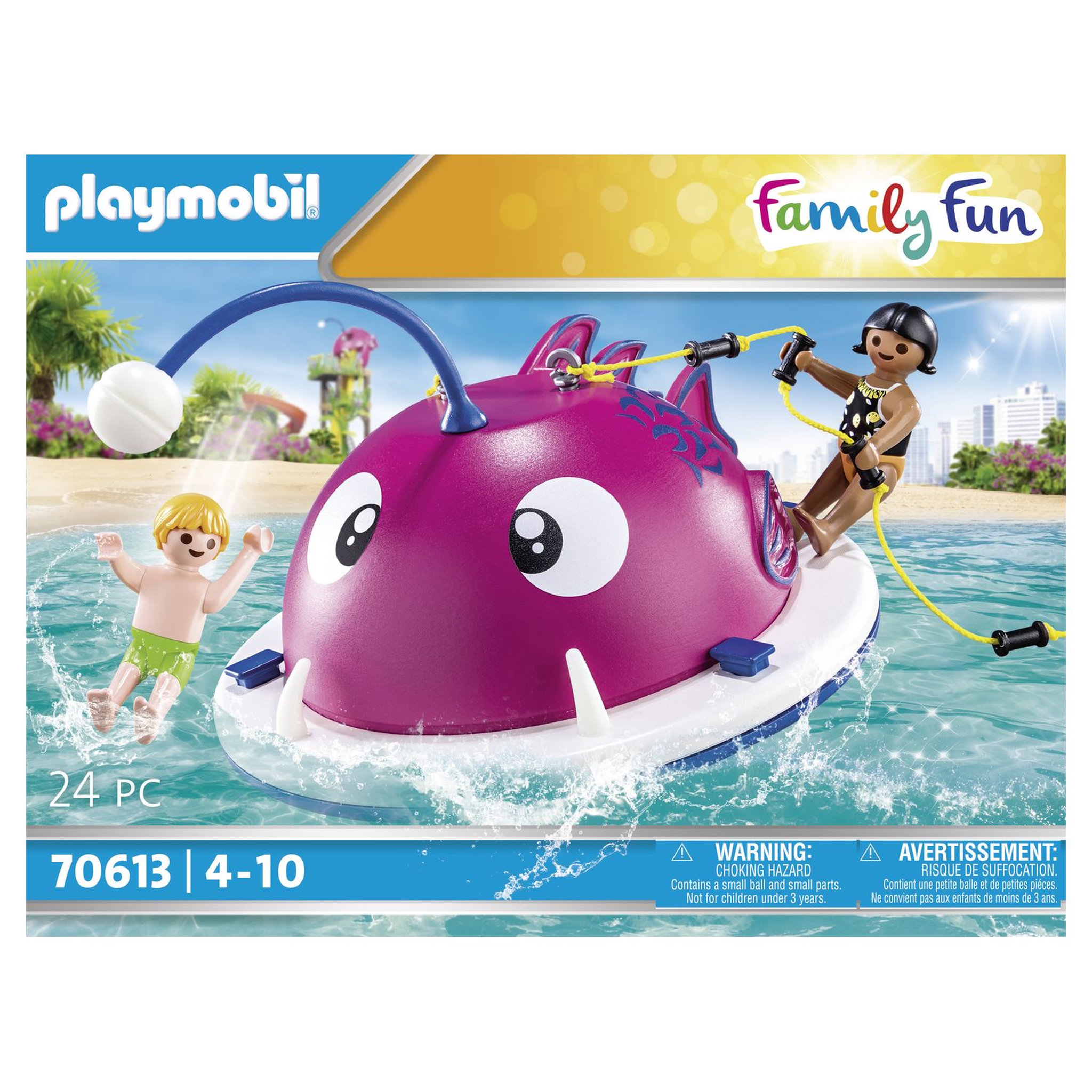 Voir la diapositive 2 : PLAYMOBIL Family Fun 70613 Aire de jeu aquatique