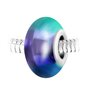 SC CRYSTAL Charm perle bleue et acier par SC Crystal