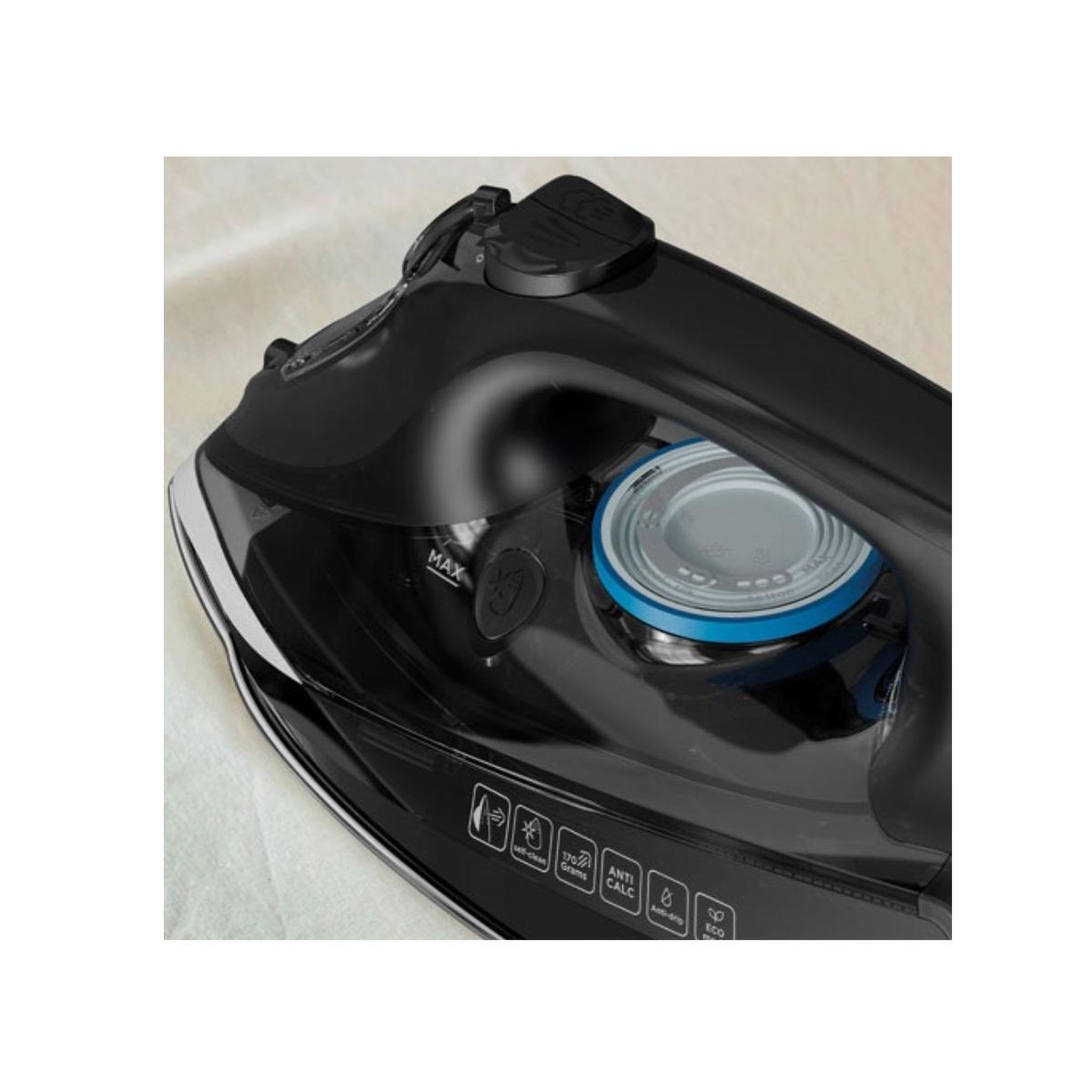 Voir la diapositive 3 : Black et Decker Fer à repasser vapeur 2800w 45g/mn - BXIR2805E