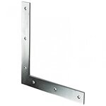 CENTRALE BRICO 1 équerre d'assemblage plate acier zingué HETTICH, l.160 mm