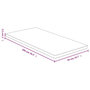 Voir la diapositive 5 : VIDAXL Dessus de table 50x100x2,5 cm bambou