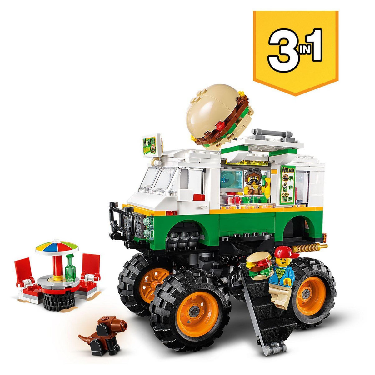LEGO Creator 31104- Le Monster Truck à Hamburgers