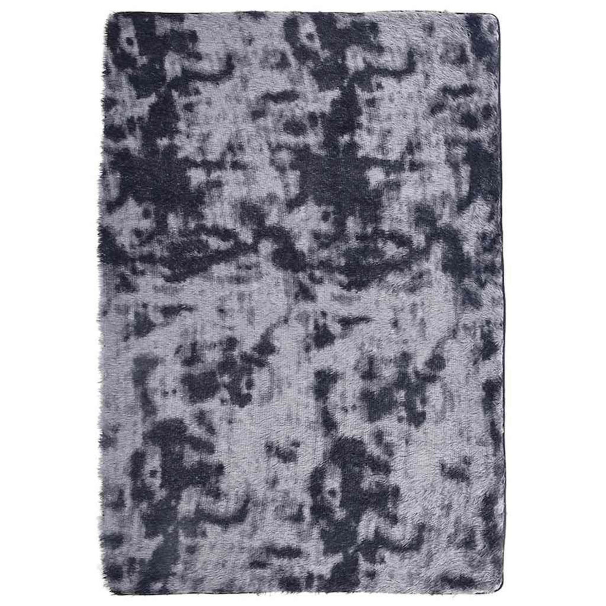 VIDAXL Tapis Shaggy a poils longs NAVARRA gris fonce 200x290 cm