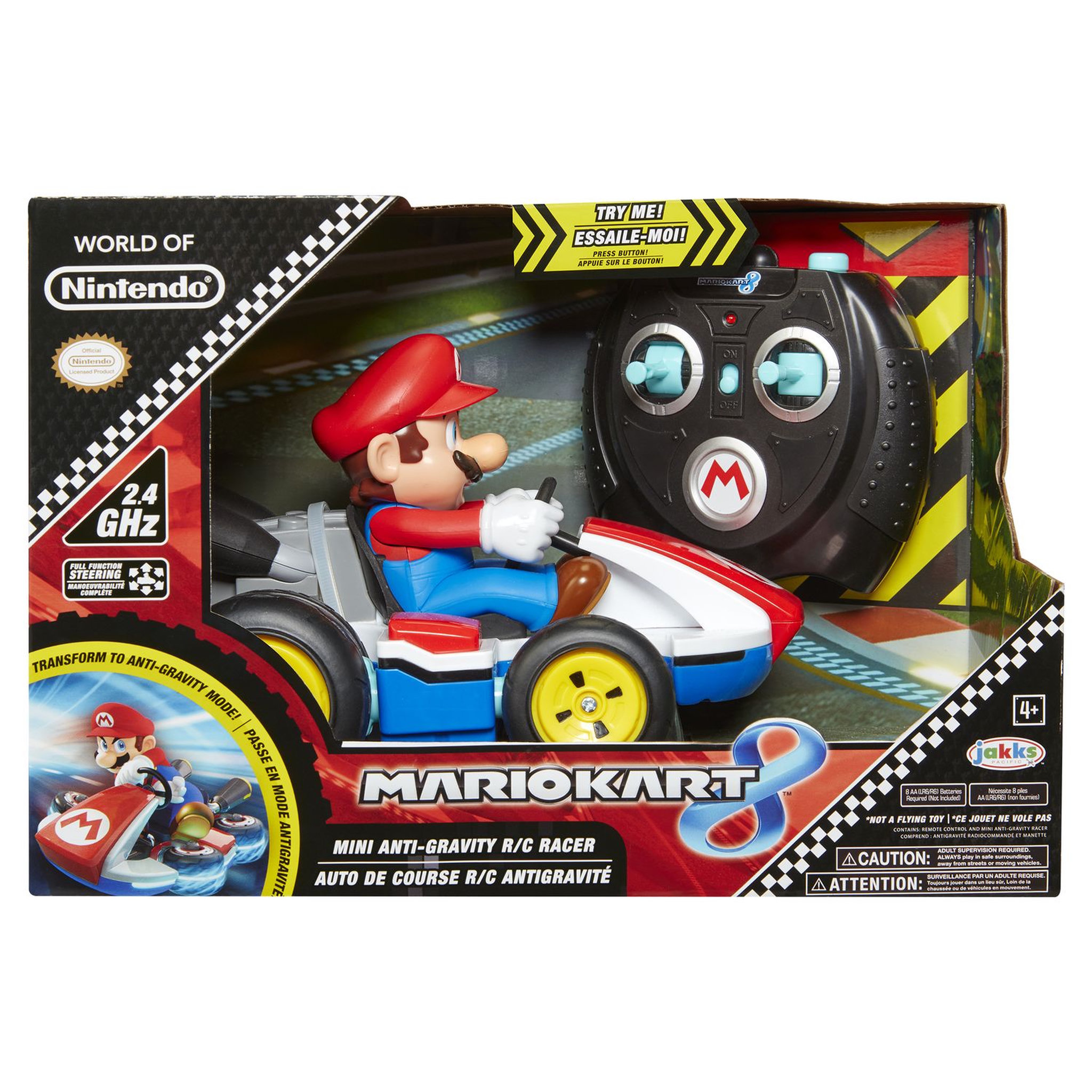Voir la diapositive 3 : JAKKS PACIFIC Karting radiocommandé Mario Kart