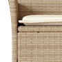 Voir la diapositive 5 : VIDAXL Ensemble a manger de jardin et coussins 7pcs beige rotin acacia