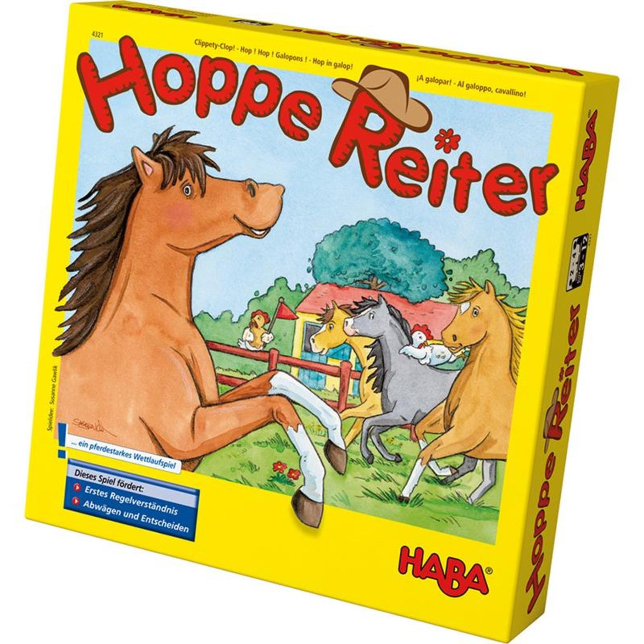 Voir la diapositive 2 : Haba Jeu de société - Hoppe Reiter