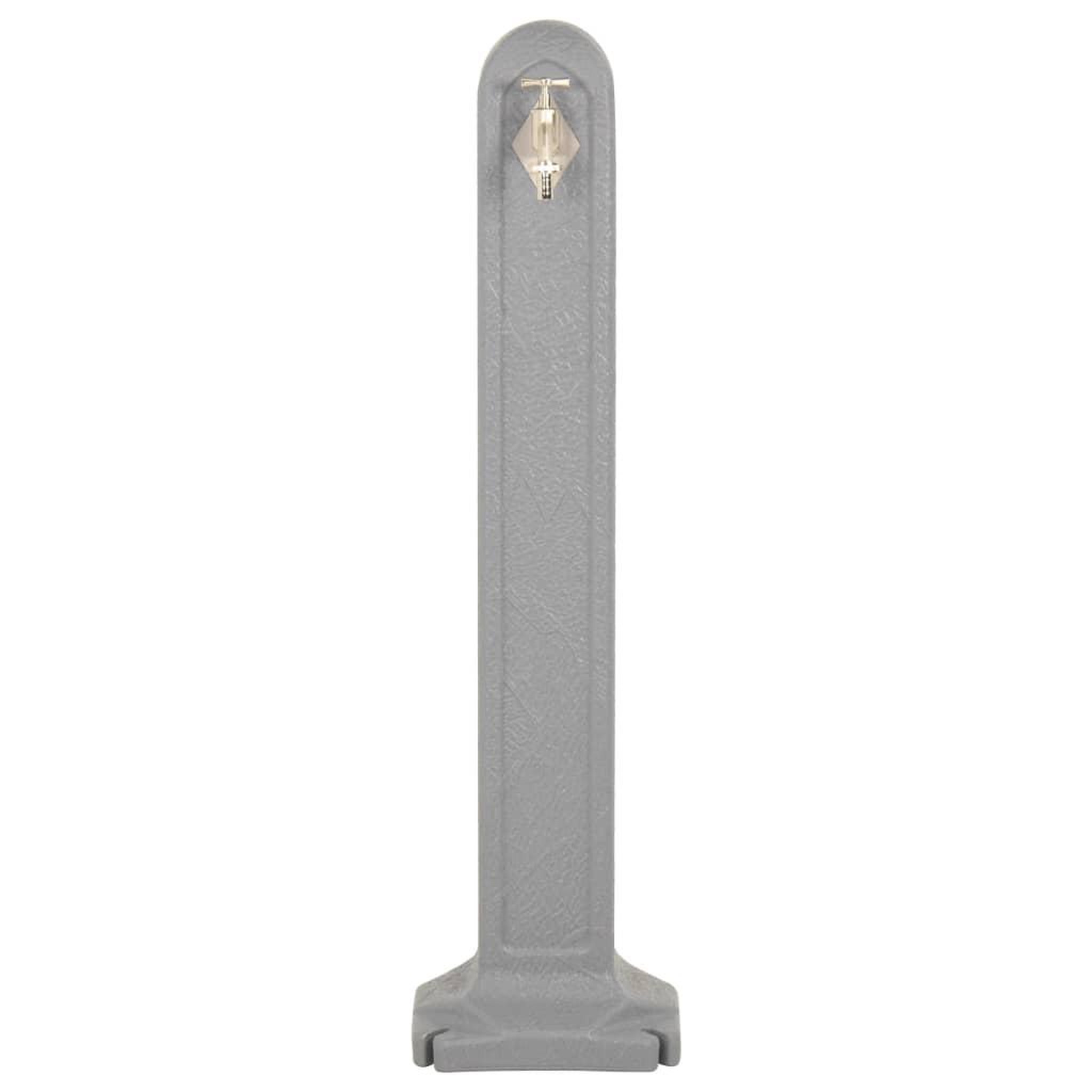 Voir la diapositive 3 : VIDAXL Reservoir de jardin avec robinet Gris clair Aspect de pierre