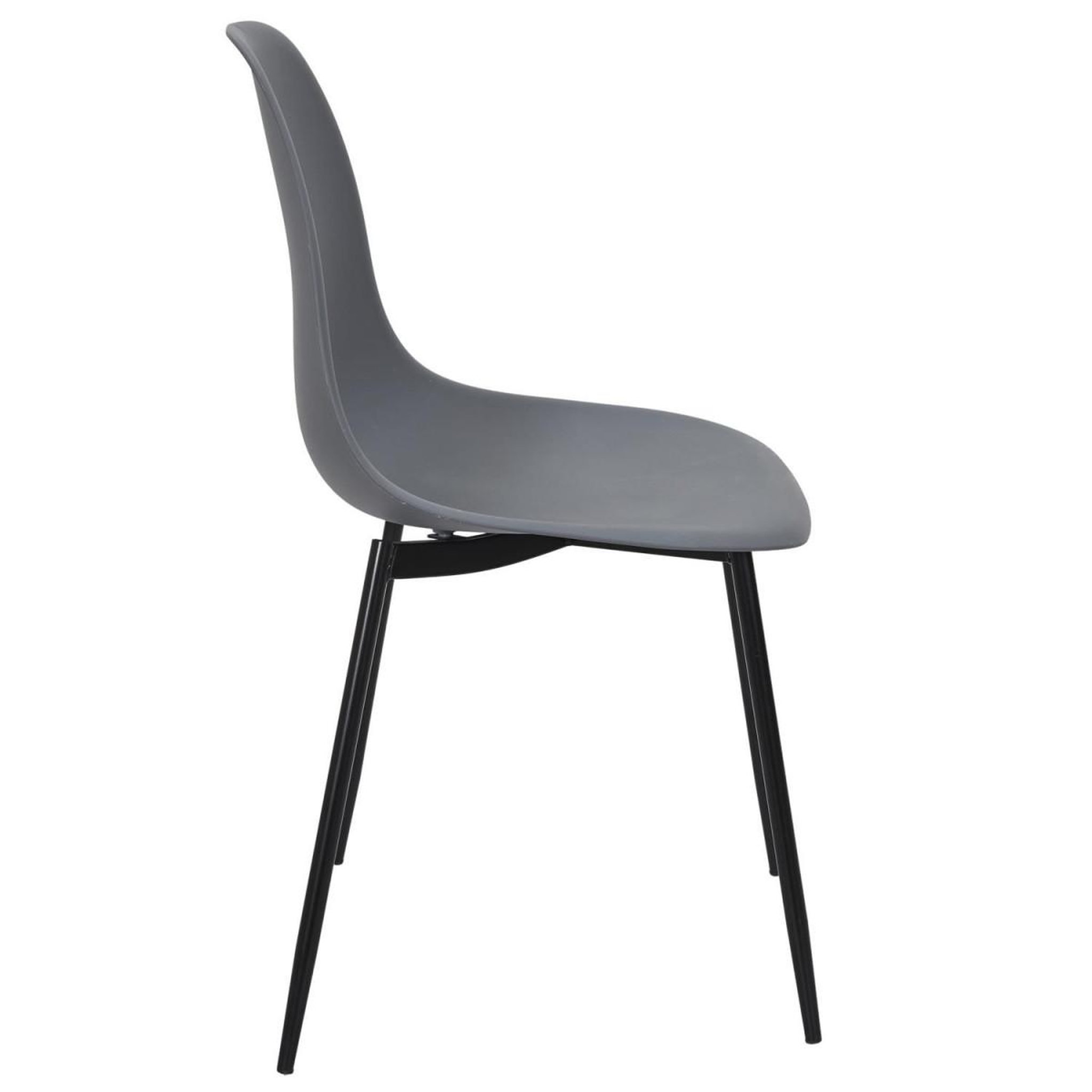 Voir la diapositive 4 : The Home Deco Factory Lot de 6 chaises  gustav  87cm gris