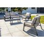 Voir la diapositive 1 : PARIS GARDEN Salon bas de jardin - 5 places - Aluminium - Anthracite - IBIZA