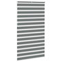 Voir la diapositive 4 : VIDAXL Store zebre gris fonce largeur du tissu 125,9 cm polyester