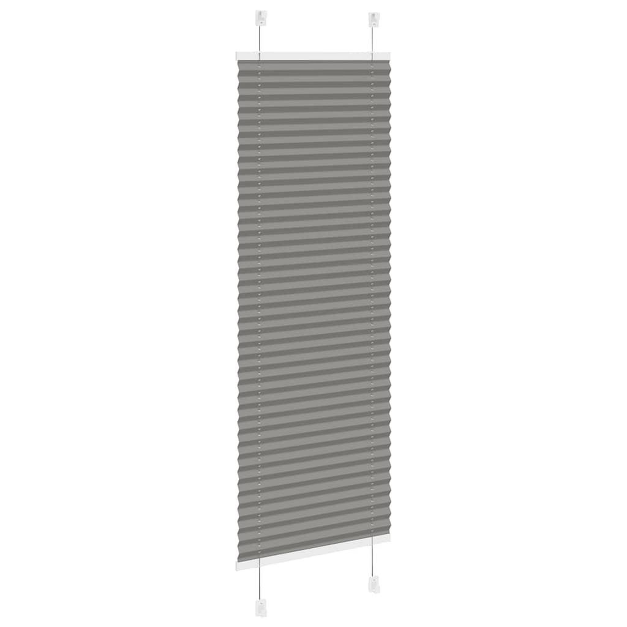 Voir la diapositive 4 : VIDAXL Store plisse anthracite 40x100 cm largeur du tissu 39,4 cm