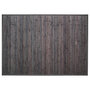 Voir la diapositive 1 : ATMOSPHERA Tapis en Bambou  Latte  120x170cm Gris Foncé