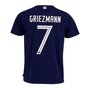 FFF Griezmann T-shirt Supporter Marine Junior Equipe de France