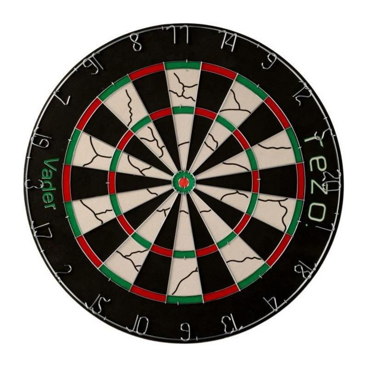 GENERIQUE Jeu de fléchettes - VADER - Set cible et 6 fléchettes inclus - Fibres naturelles - REZO