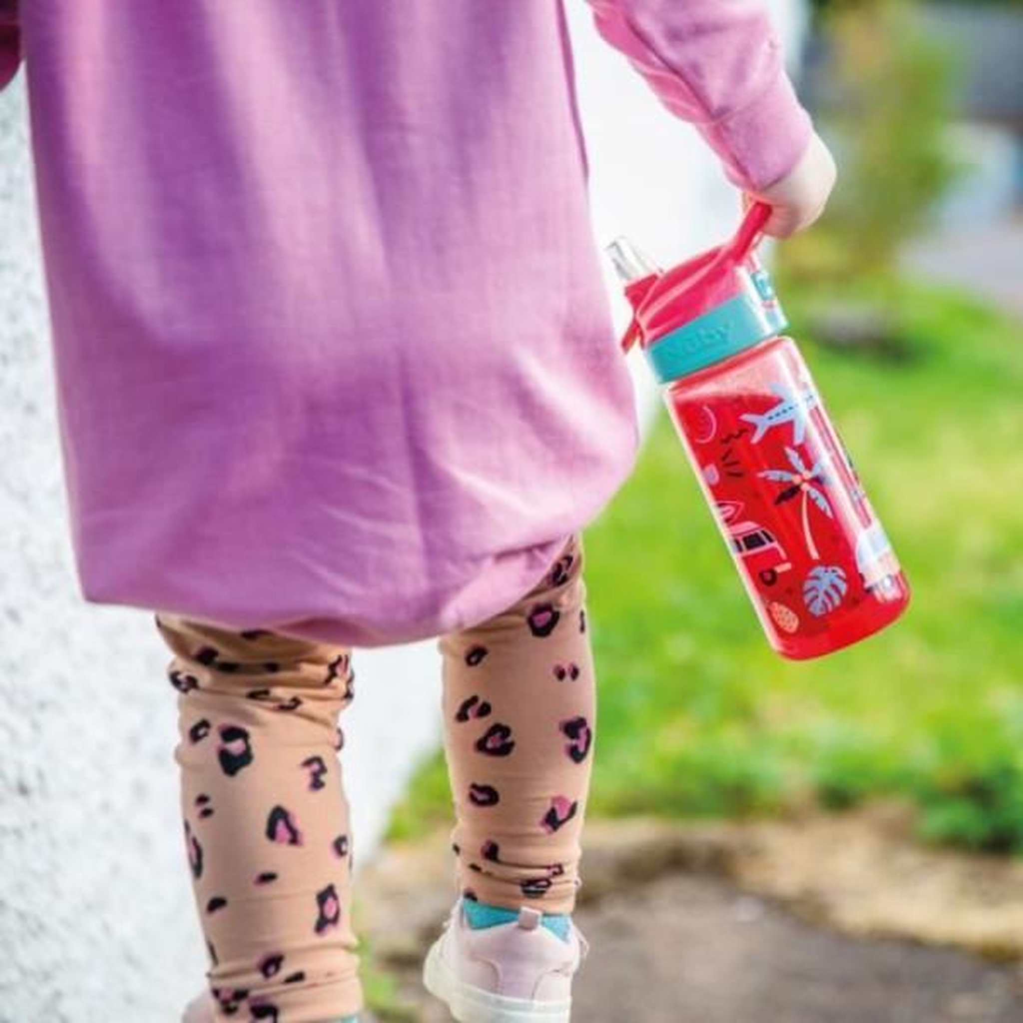 Voir la diapositive 3 : NUBY Lot de 2 gourdes - nuby - super quench - 540 ml - rose