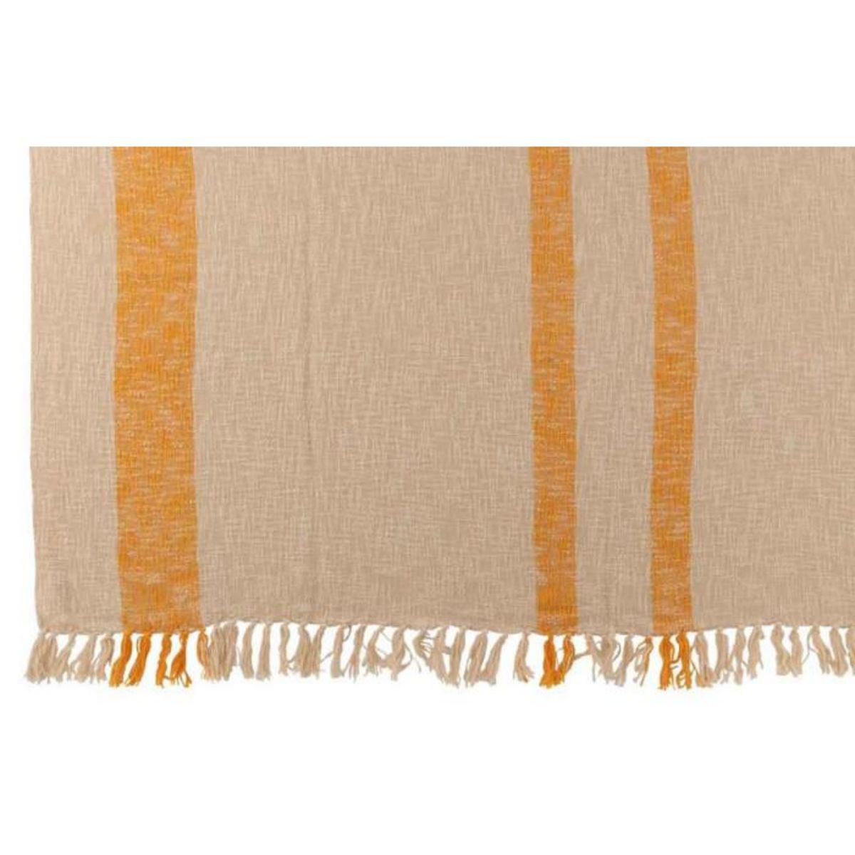 Paris Prix Plaid Déco  Emma  140x180cm Beige & Ocre