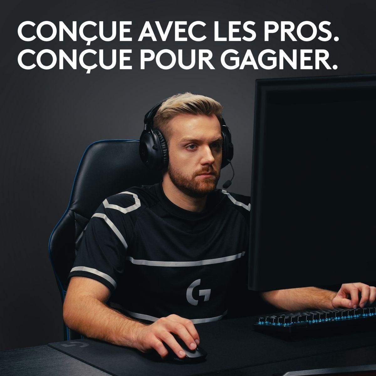 Logitech Souris Gamer Sans Fil G PRO X SUPERLIGHT 2 LIGHTSPEED Noir