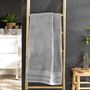 Voir la diapositive 3 : Paris Prix Drap de Douche  Tendresse  70x130cm Gris Perle