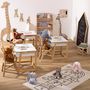 Voir la diapositive 5 : Atmosphera Kids Bureau Enfant  Cuty  58cm Blanc