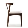 Voir la diapositive 3 : VS VENTA-STOCK Pack 2 chaises Rustic, Couleur Noyer, Bois Massif, 55 cm x 54,5 cm x 76 cm