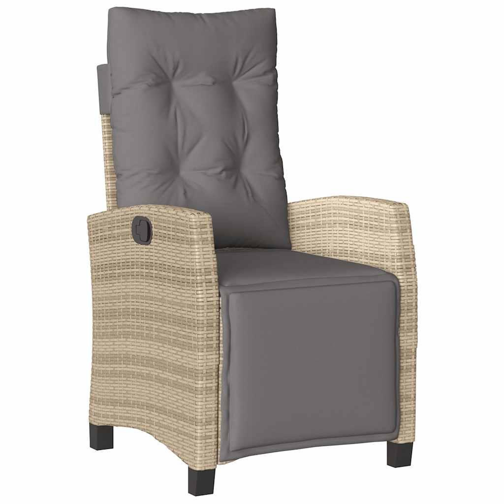 Voir la diapositive 3 : VIDAXL Ensemble a manger de jardin et coussins 9 pcs melange beige