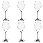 SECRET DE GOURMET Lot de 6 Verres à Vin  Clarillo  27cl Transparent
