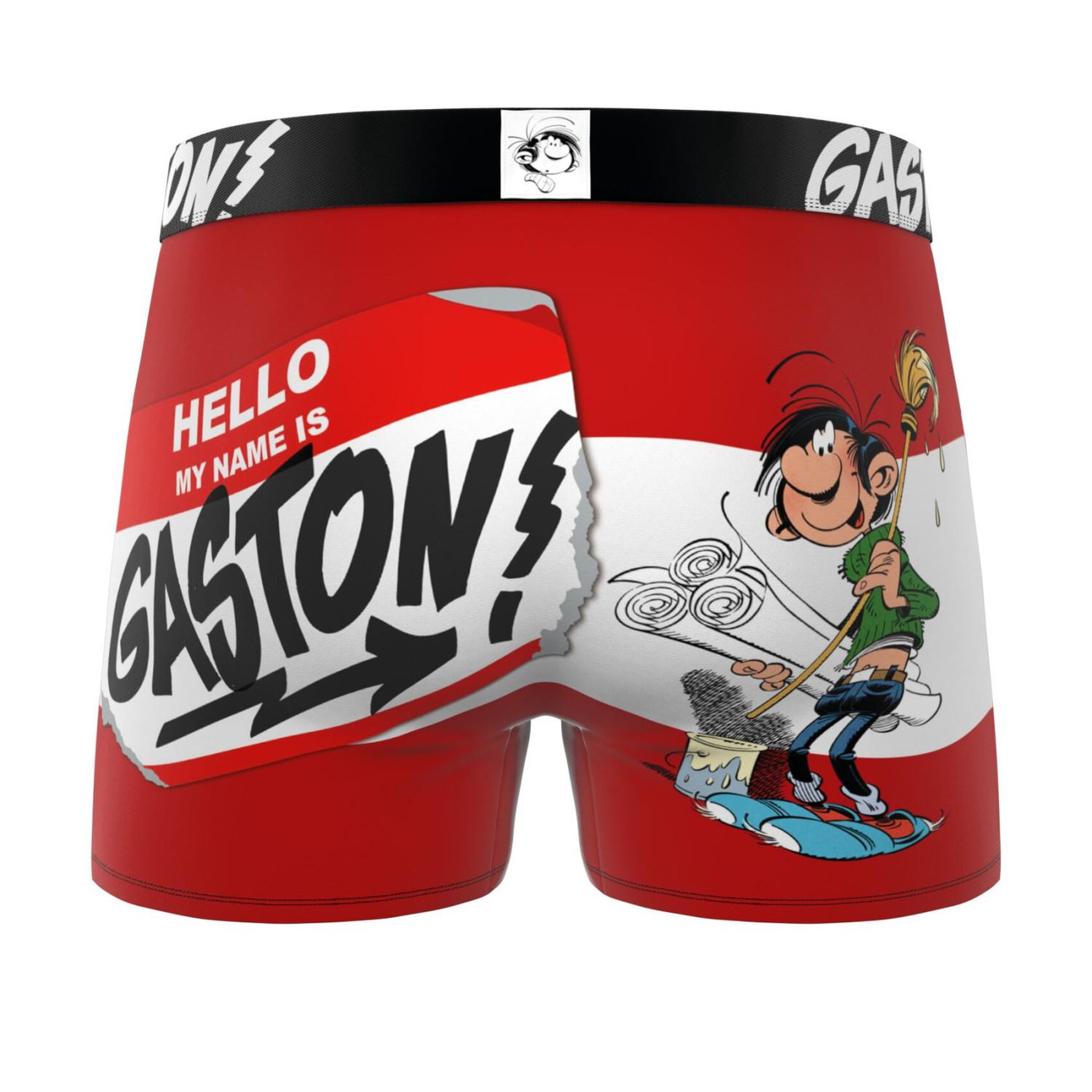 Voir la diapositive 6 : FREEGUN Lot de 3 boxers homme gaston lagaffe