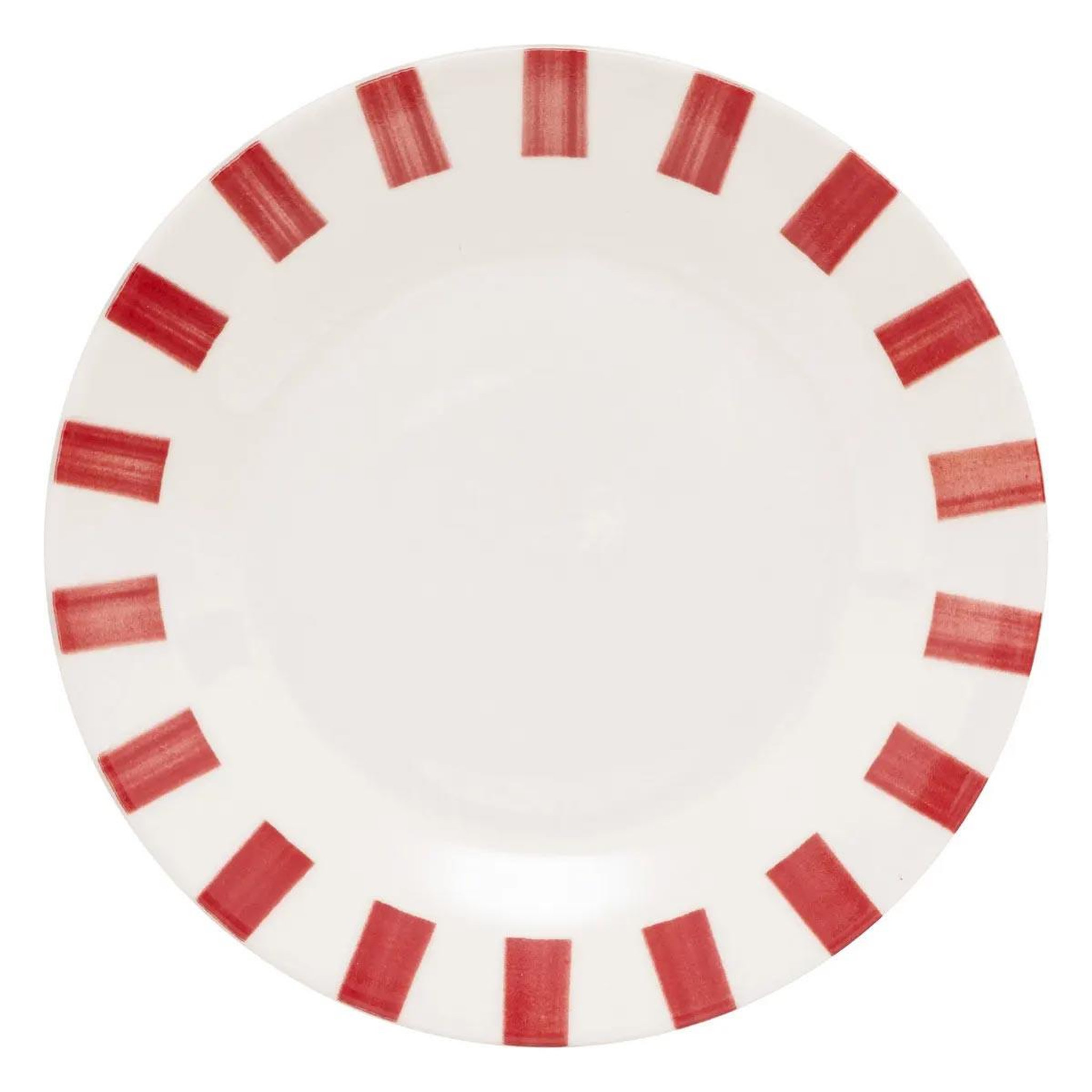 SECRET DE GOURMET Lot de 6 assiettes à dessert  cheri  19cm rouge