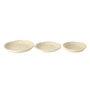 Voir la diapositive 2 : Paris Prix Lot de 3 Coupelles Déco  Chad  40cm Blanc