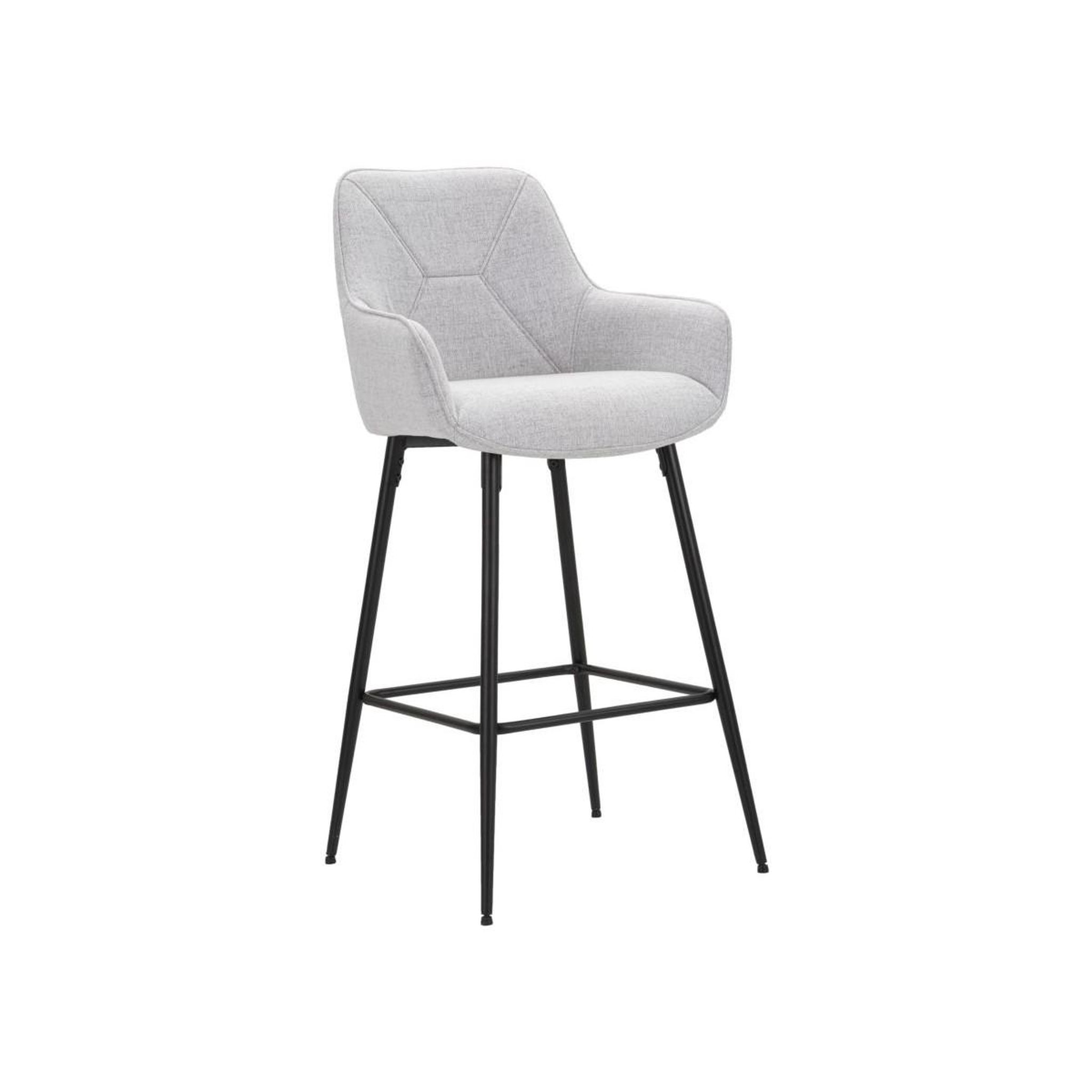 Voir la diapositive 2 : Paris Prix Lot de 2 fauteuils de bar  vicenza  109cm gris