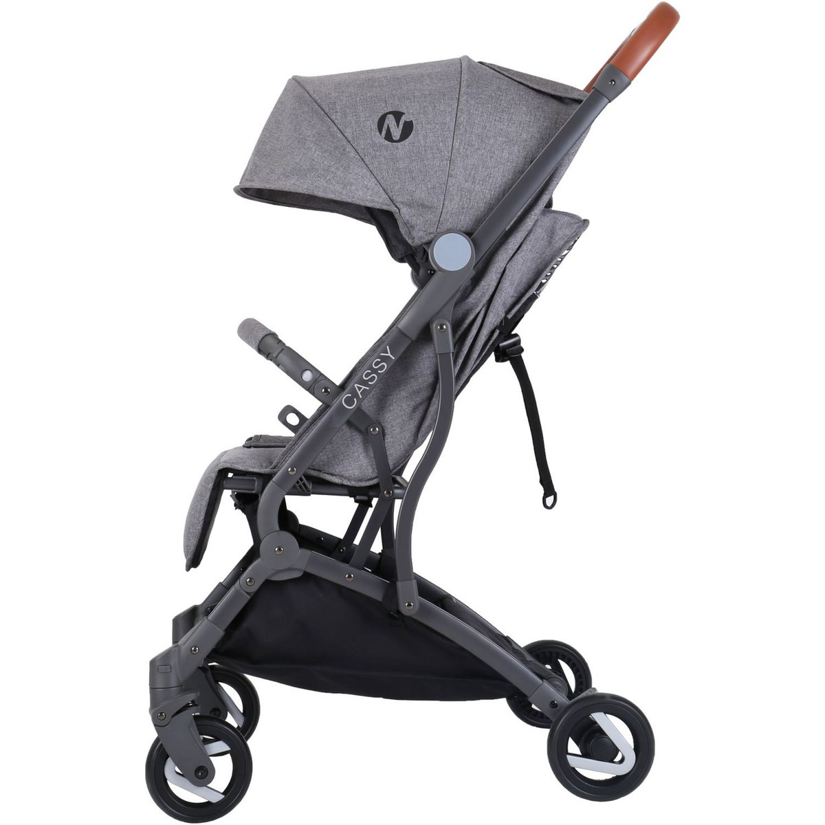 NANIA Poussette compacte multipostions CASSY + habillage pluie