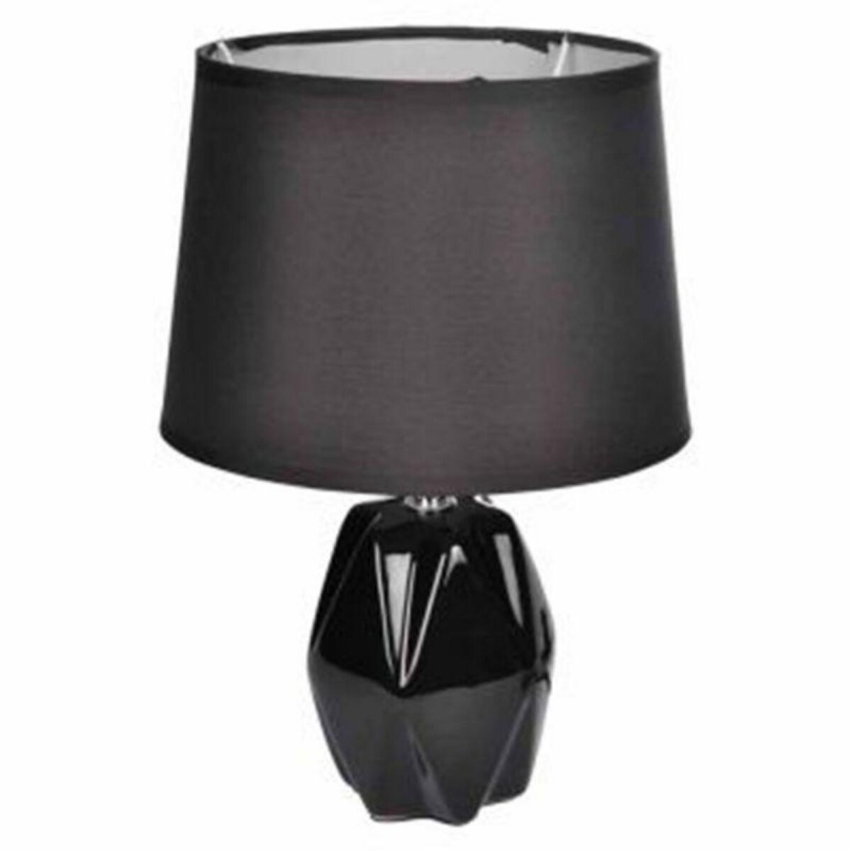 Paris Prix Lampe à Poser Design  Géométrique  29cm Noir