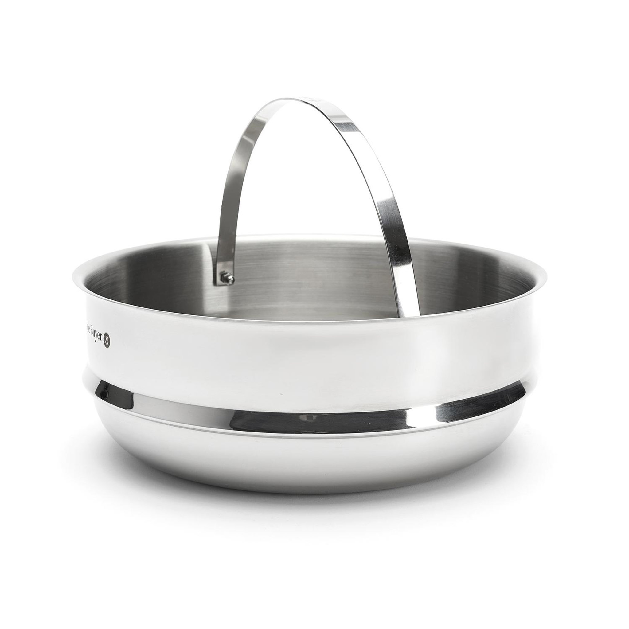 Voir la diapositive 3 : De buyer Cuit-vapeur passoire en inox 24cm - 3675.24