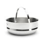 Voir la diapositive 3 : De buyer Cuit-vapeur passoire en inox 24cm - 3675.24